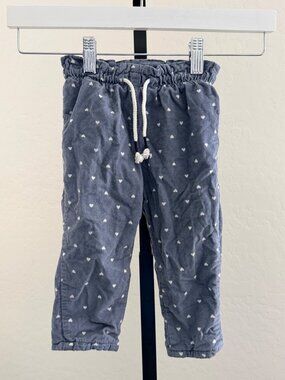 H&M KIDS Grey Corduroy Pants 9-12m